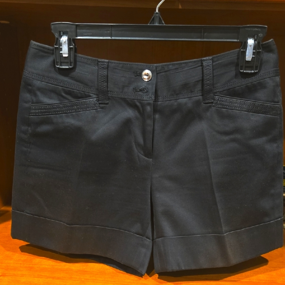 White House Black Market Women's Black Bermudas